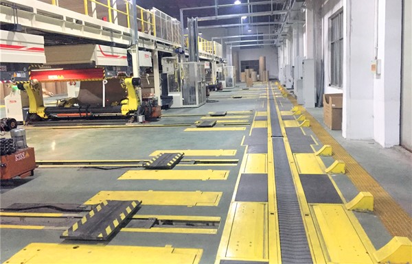 Intelligent paper roll conveying system Intelligent paper roll conveying system